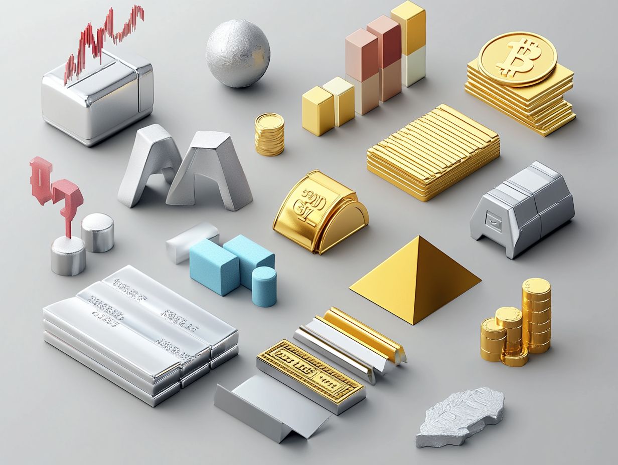 An informative graphic about types of precious metals.