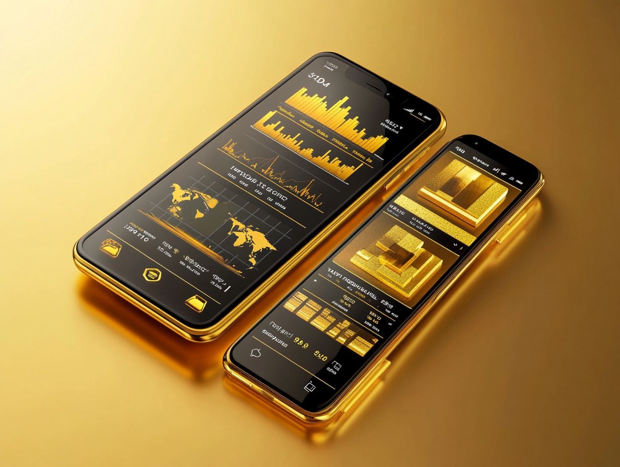 Infographic of Gold Investment Apps