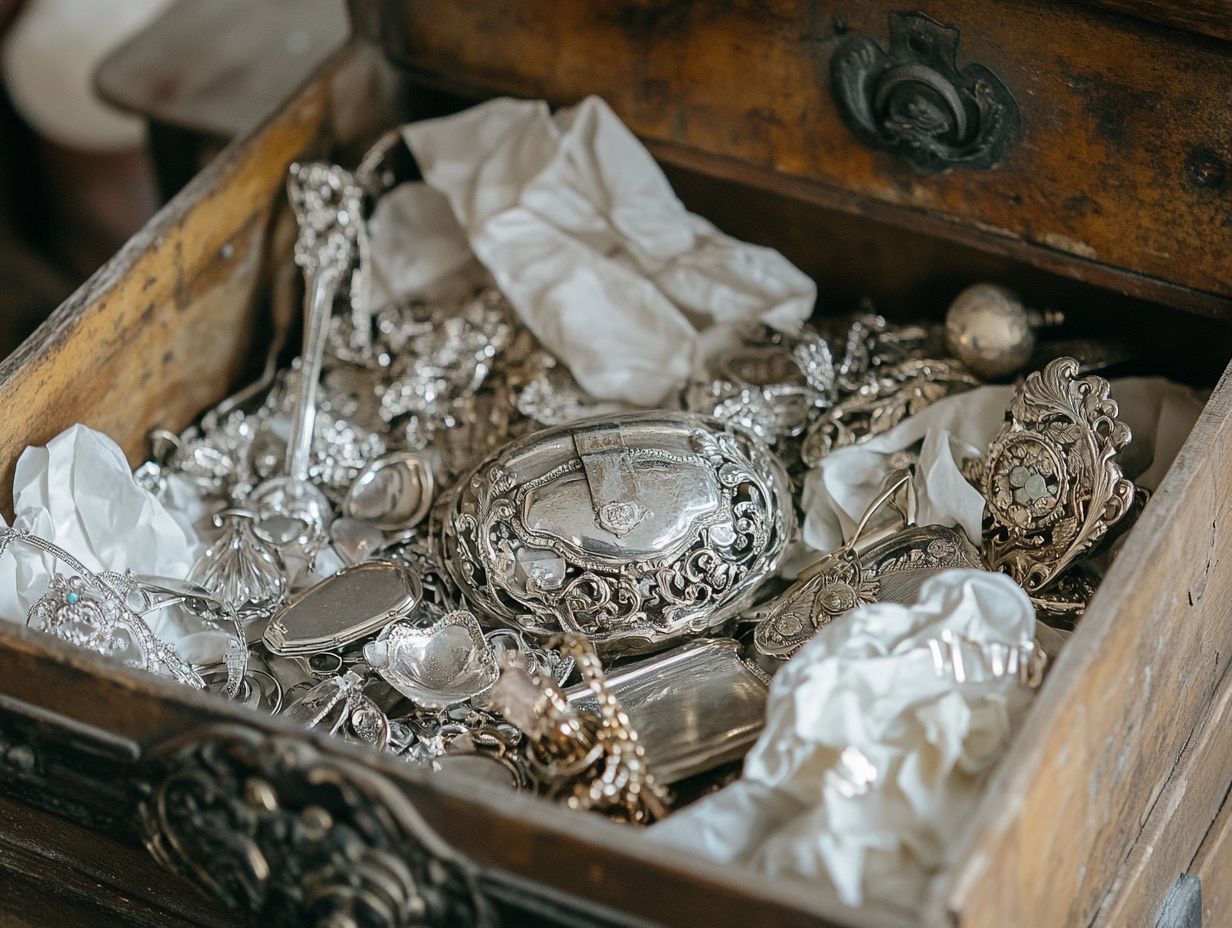 How Can One Properly Store Silver to Prevent Tarnishing?