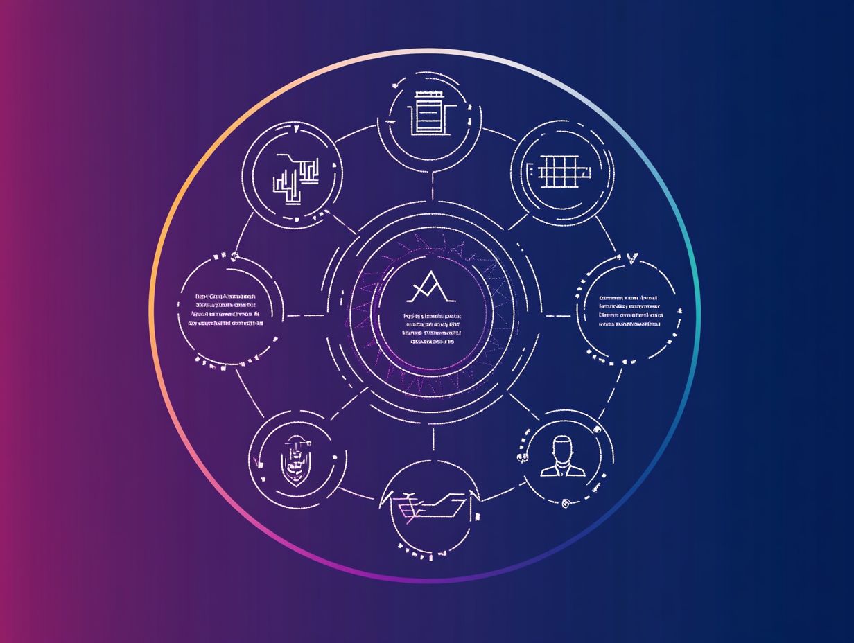 Visual representation of tools and techniques for effective risk management