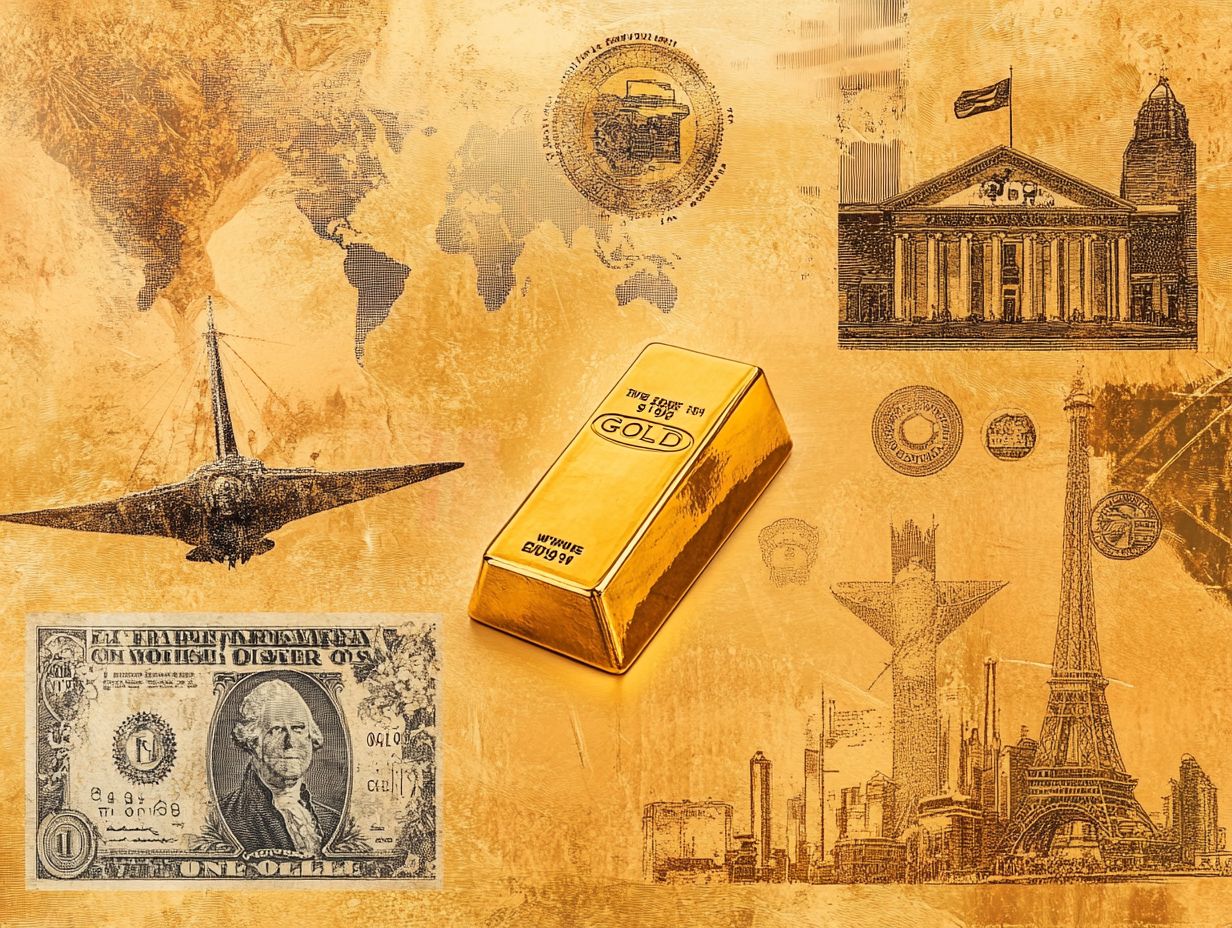 Image illustrating various gold investment methods