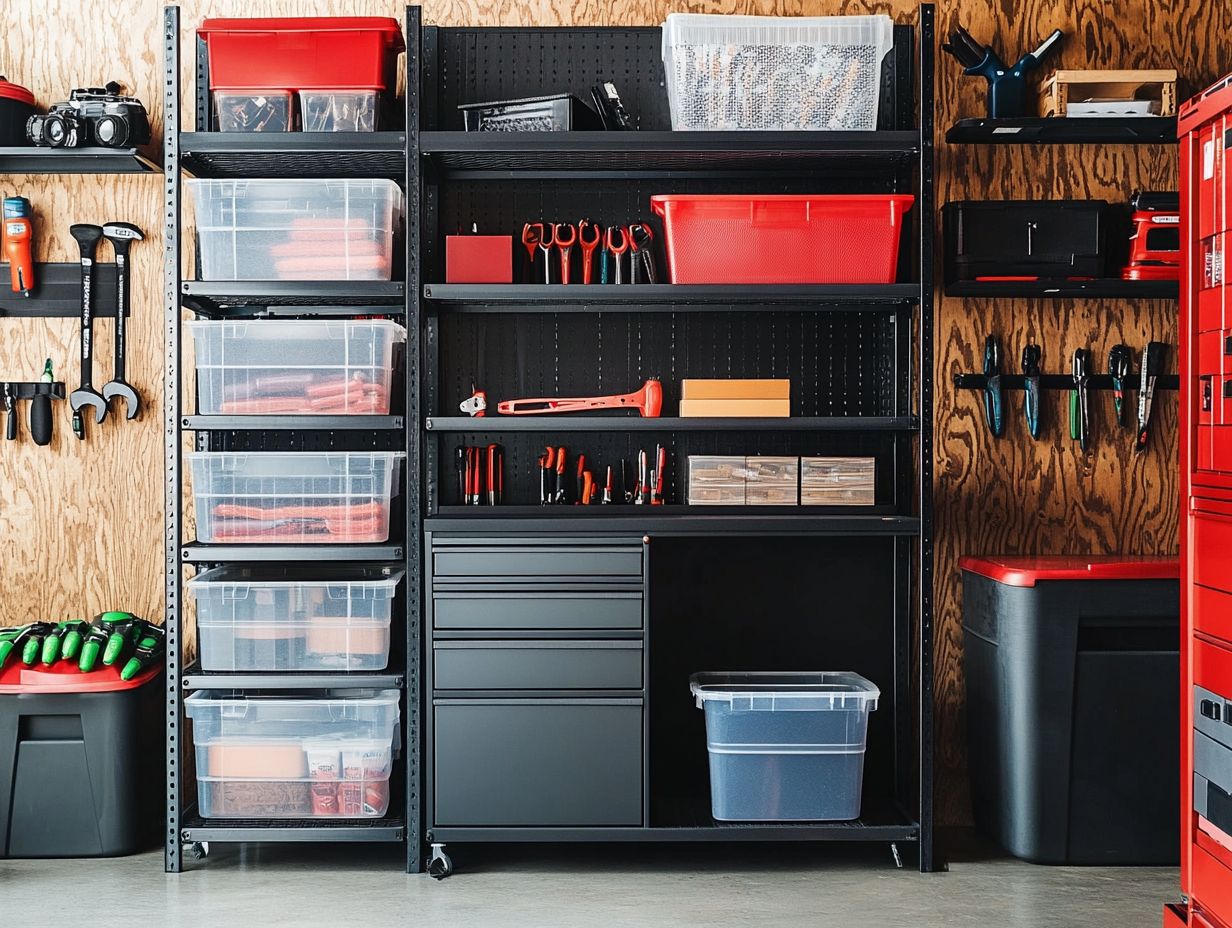 Image showing essential accessories for metal storage