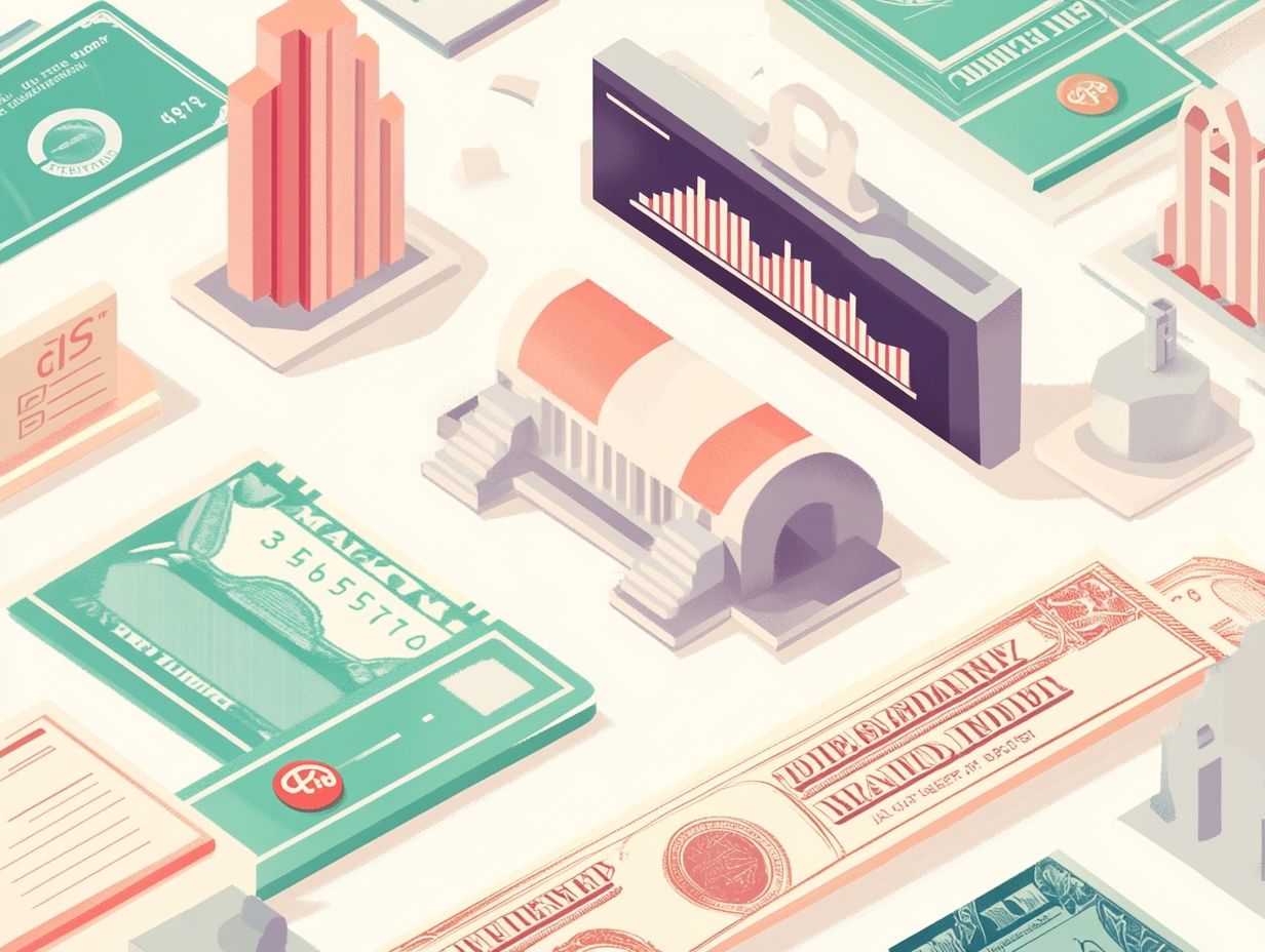 Illustration of income generation methods for paper assets.