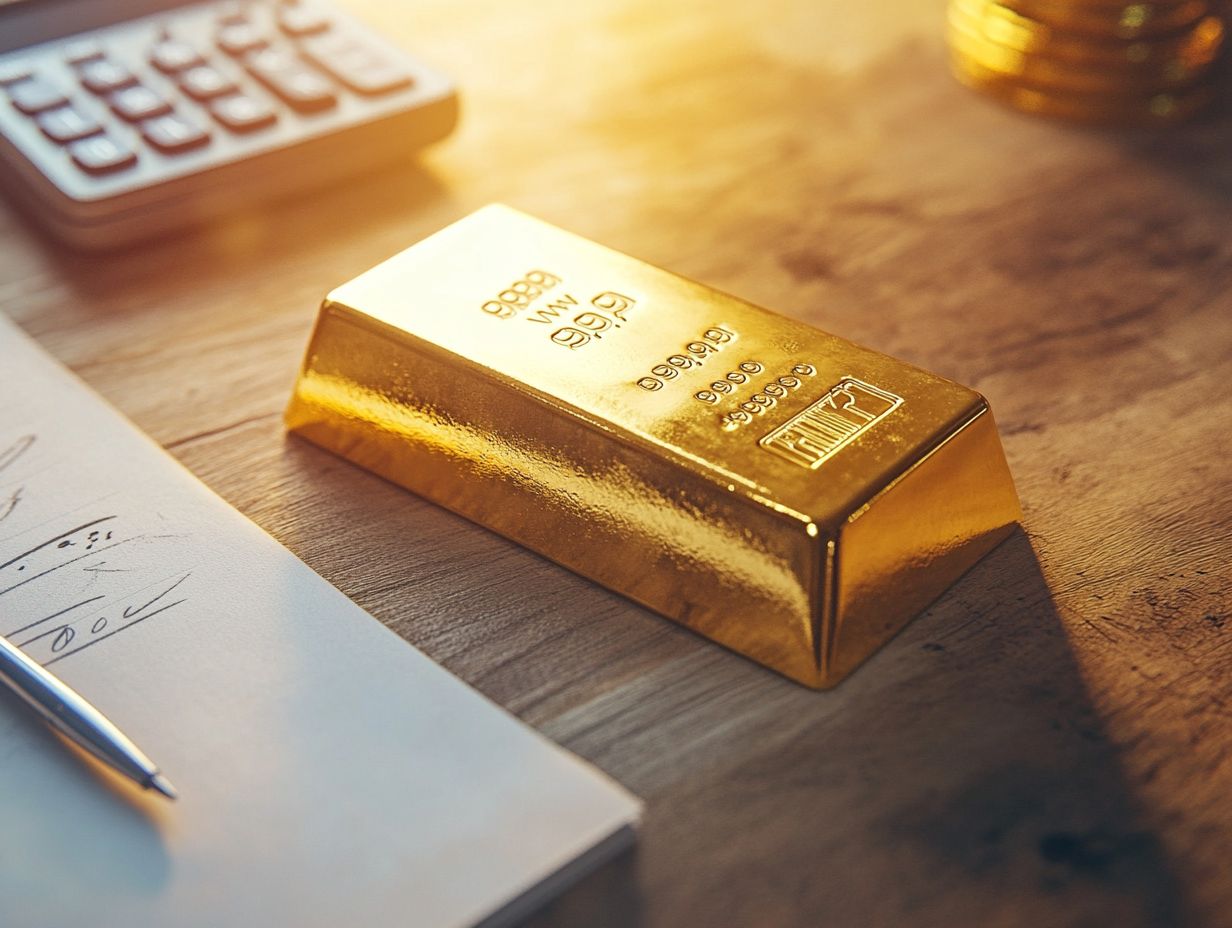 What is the current market trend for gold?