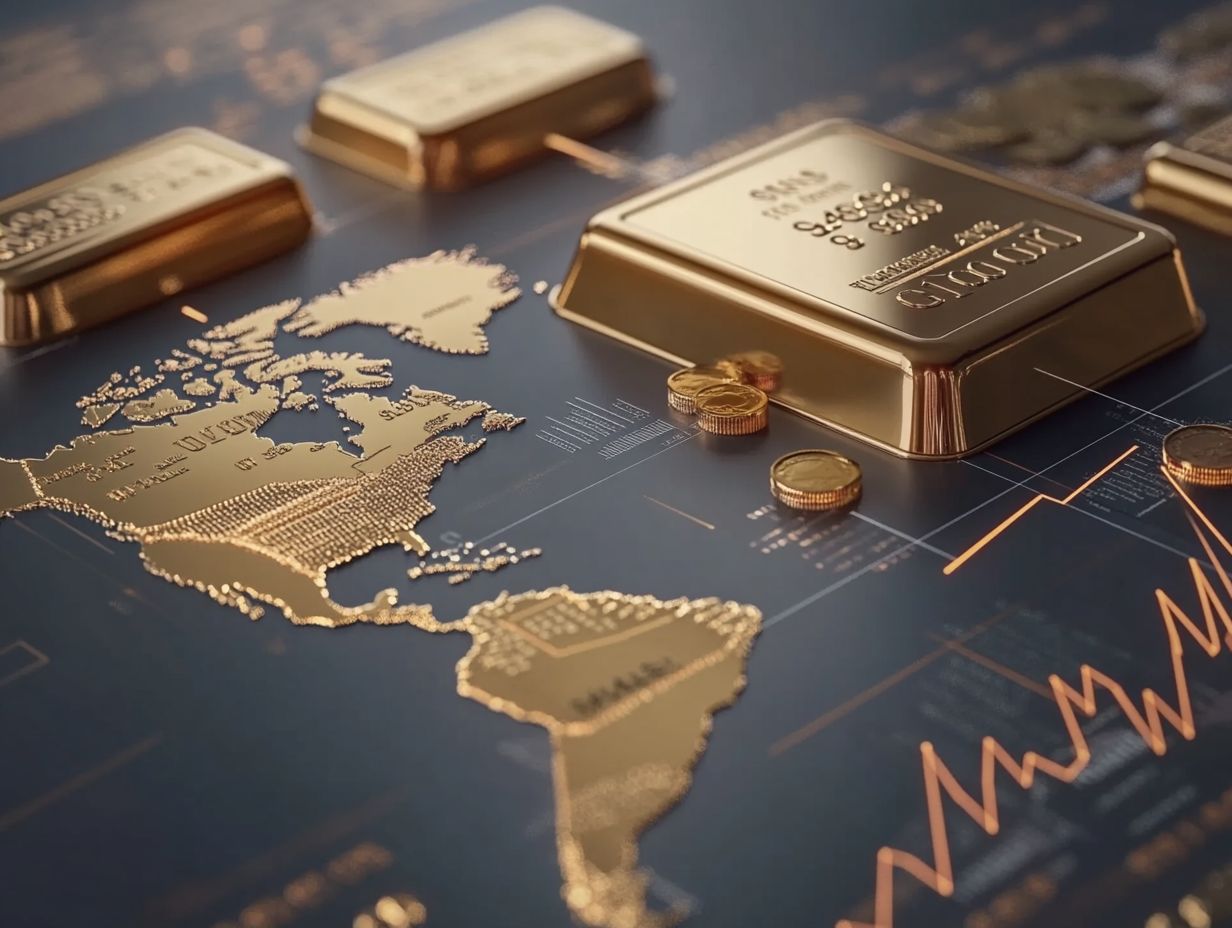 Global gold demand trends infographic