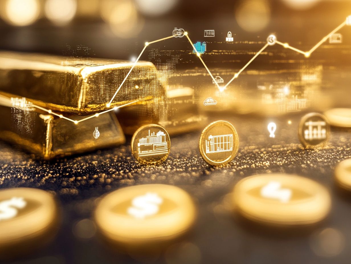 What causes gold prices to fluctuate?