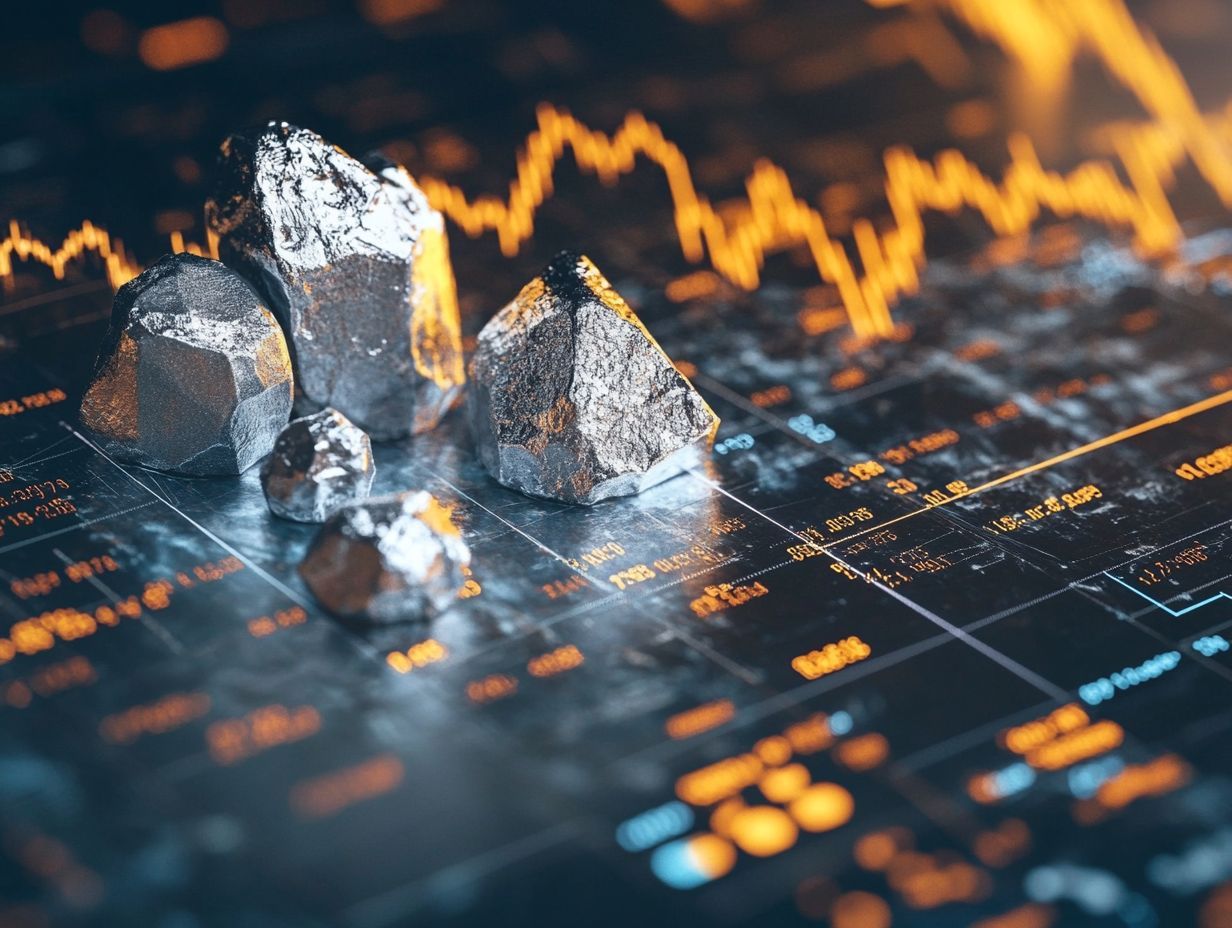 Visual Representation of Key Economic Indicators Affecting Silver Prices