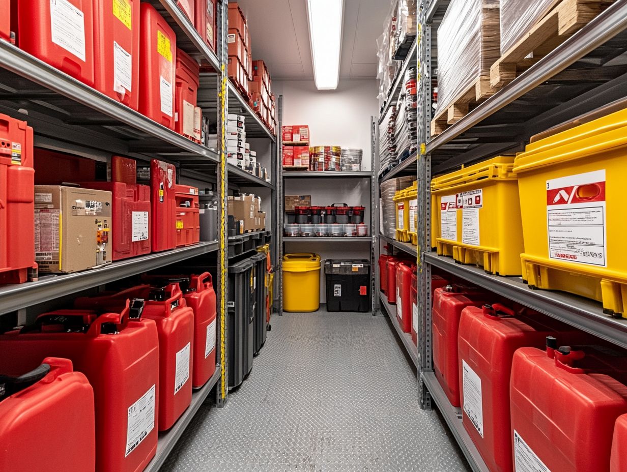 Compliance and safety measures in metal storage facilities