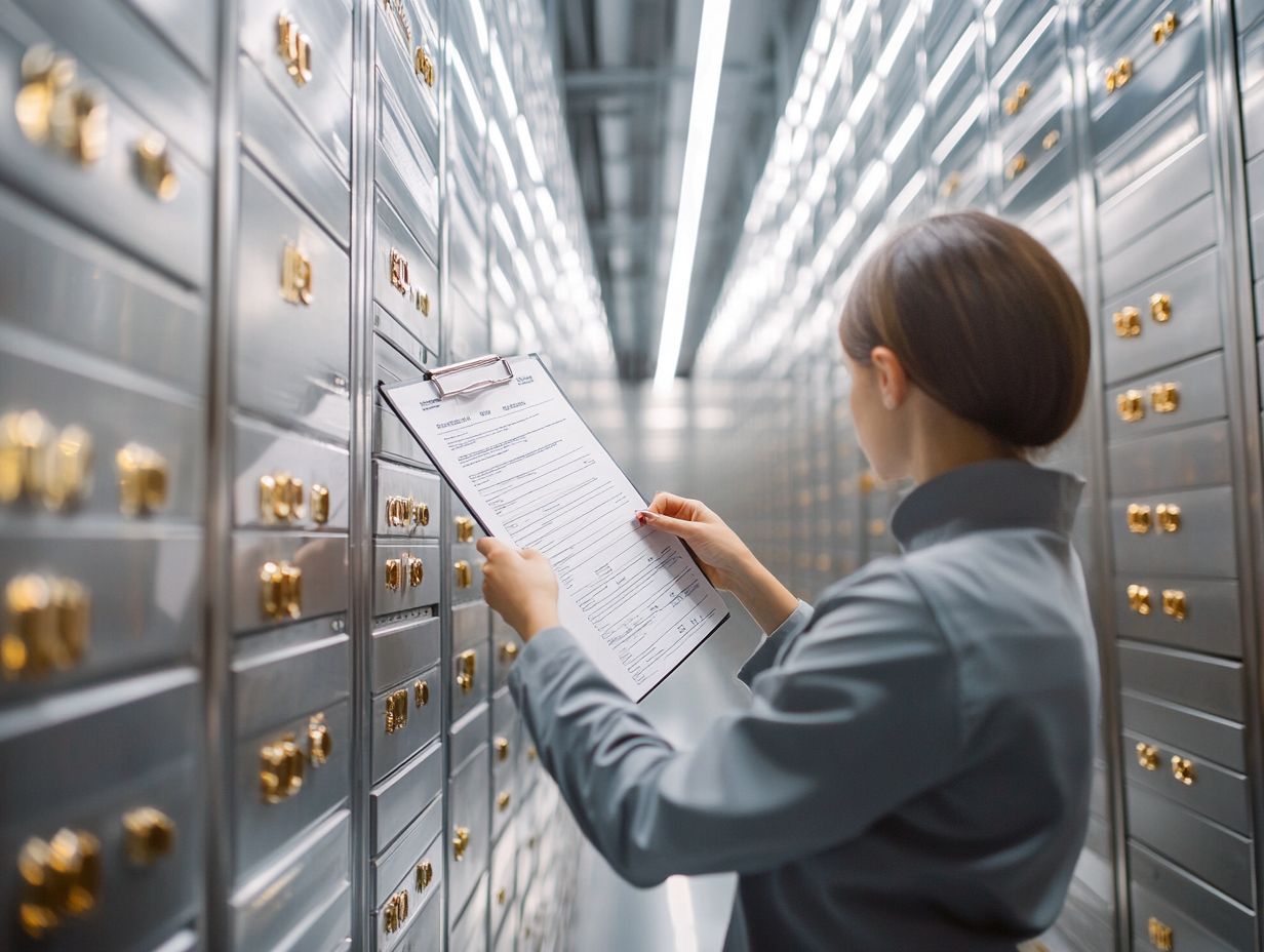 Image showing a secure private vault for storing precious metals