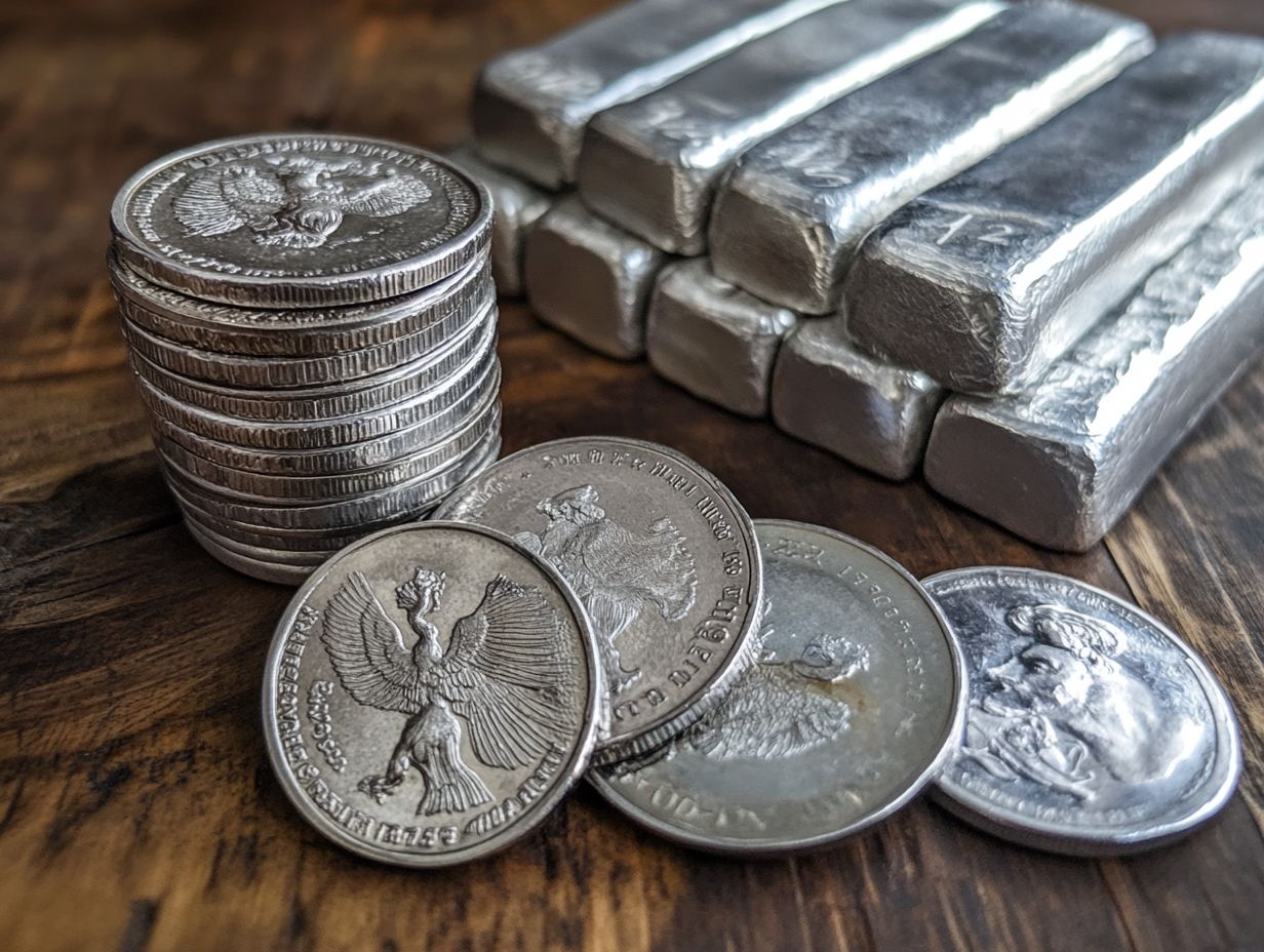 Choosing between silver coins and bars