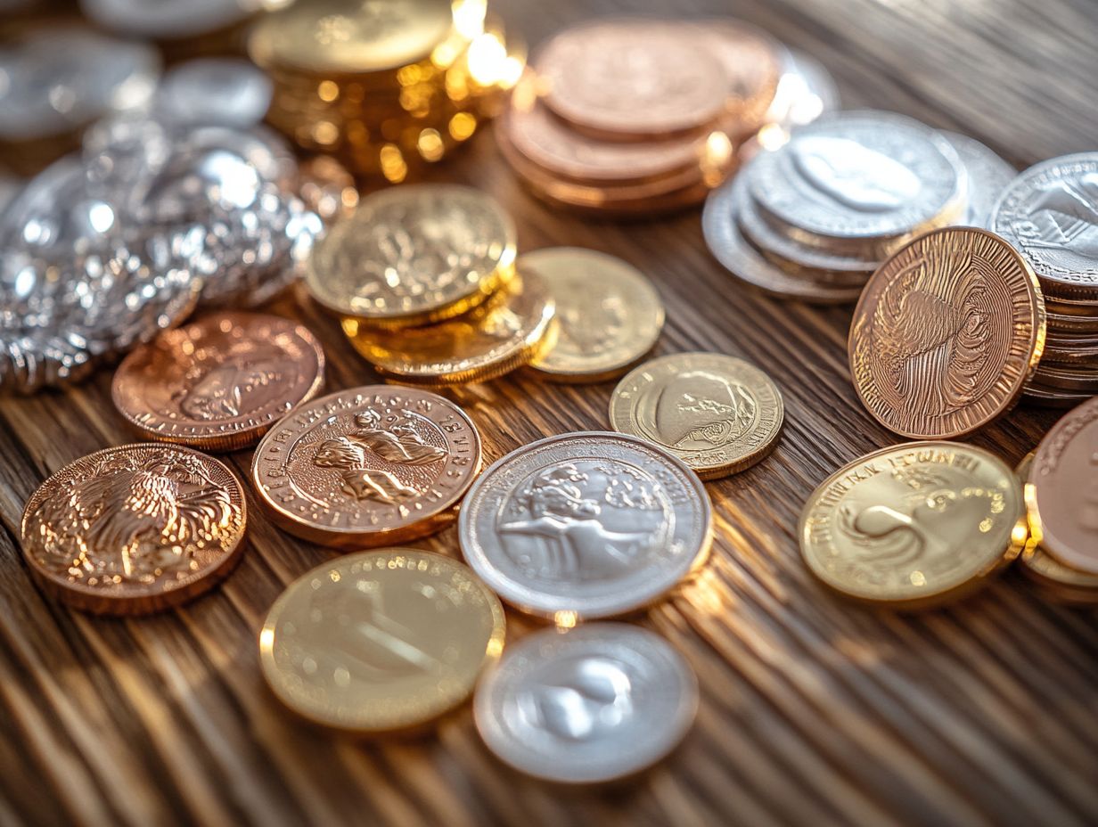 What are the different types of precious metals?