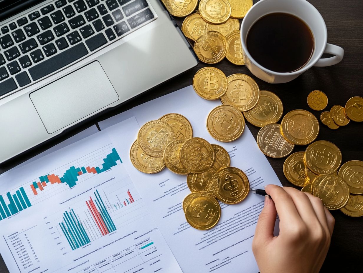 Illustration summarizing tax takeaways for precious metals investments