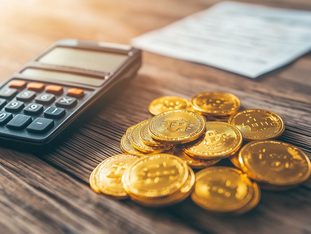 A diagram showing how tax liabilities on precious metals sales are calculated