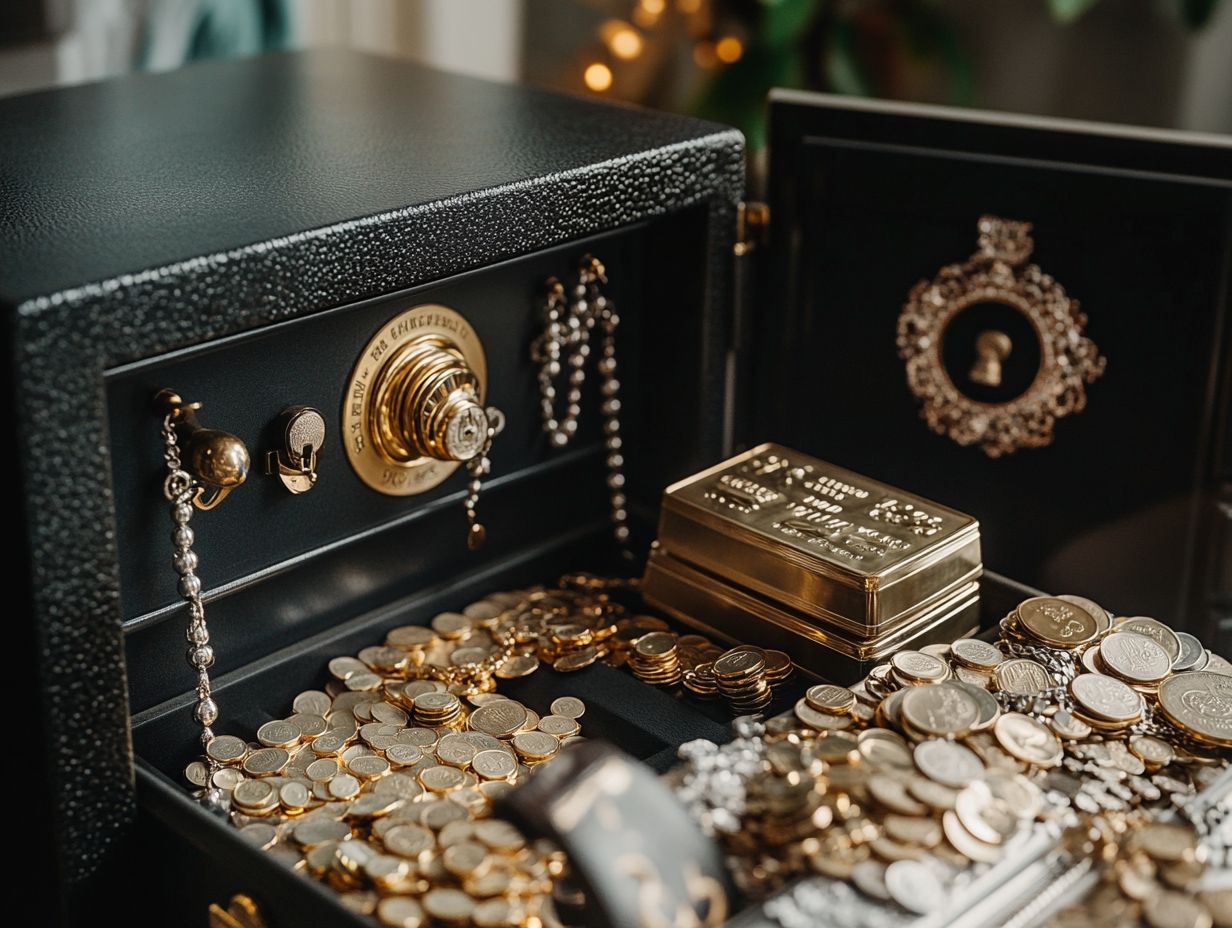 Is it safe to keep my metals in a bank safety deposit box?