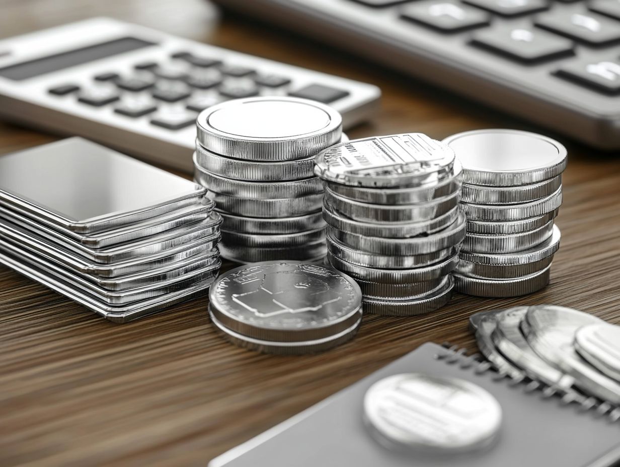 How do I determine the value of my silver investments?