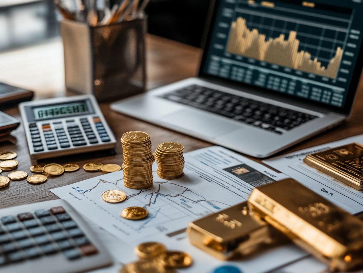 Illustration of tax implications on precious metals