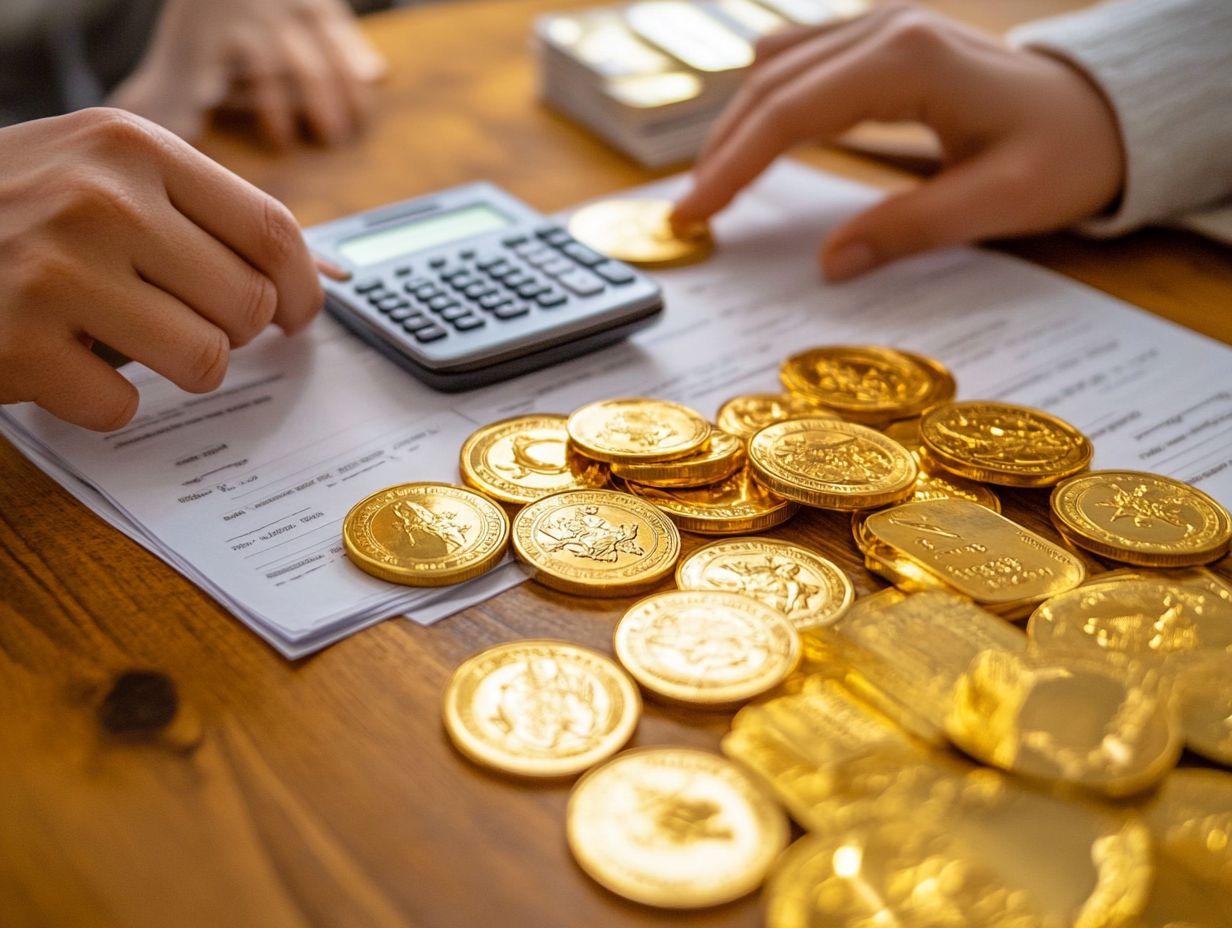 Infographic on Tax Factors for Precious Metals Investors