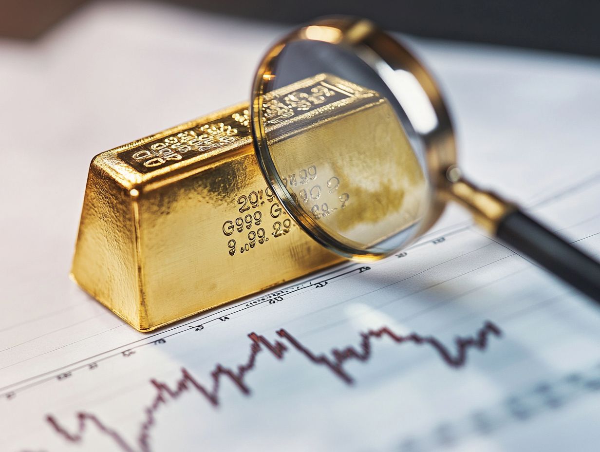 How can I spot price manipulation in gold markets?