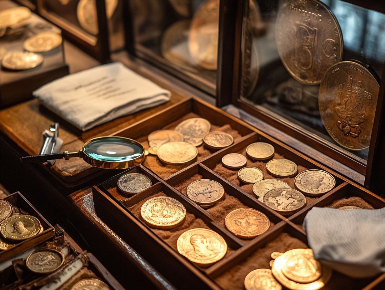 Image showing preservation techniques for maintaining the value of coins