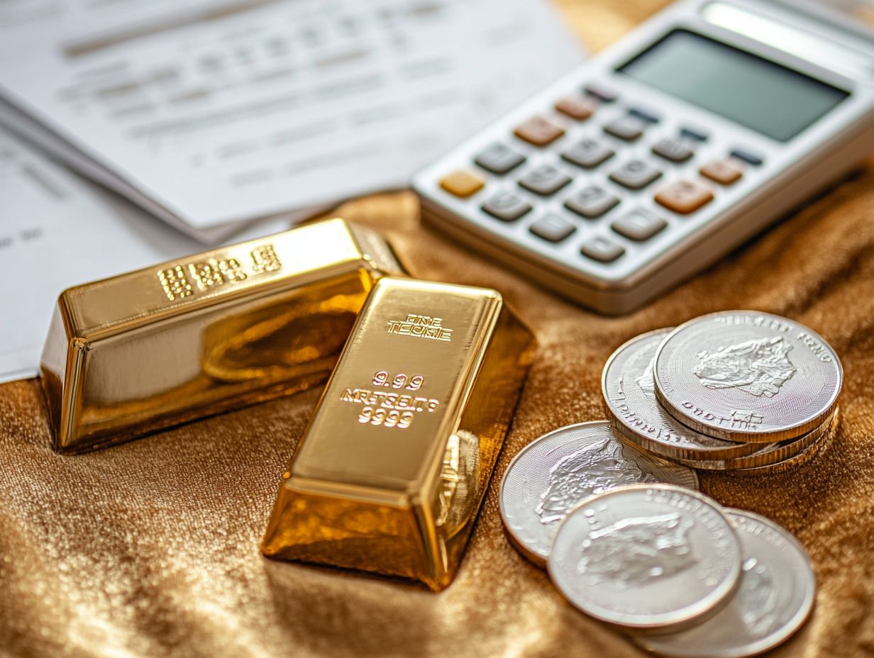 Visual guide for researching and comparing insurance options for precious metals