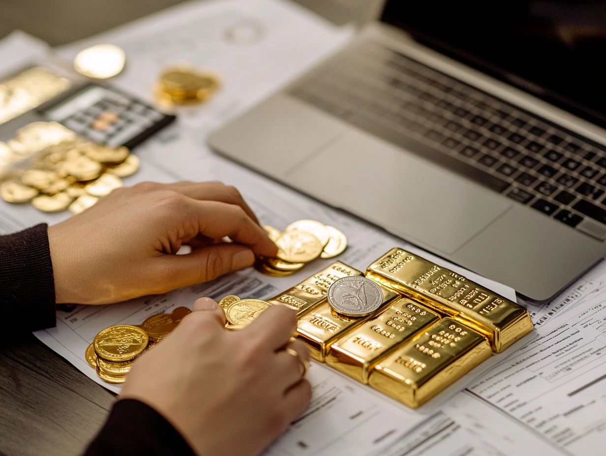 A visual guide to the tax implications when investing in precious metals.