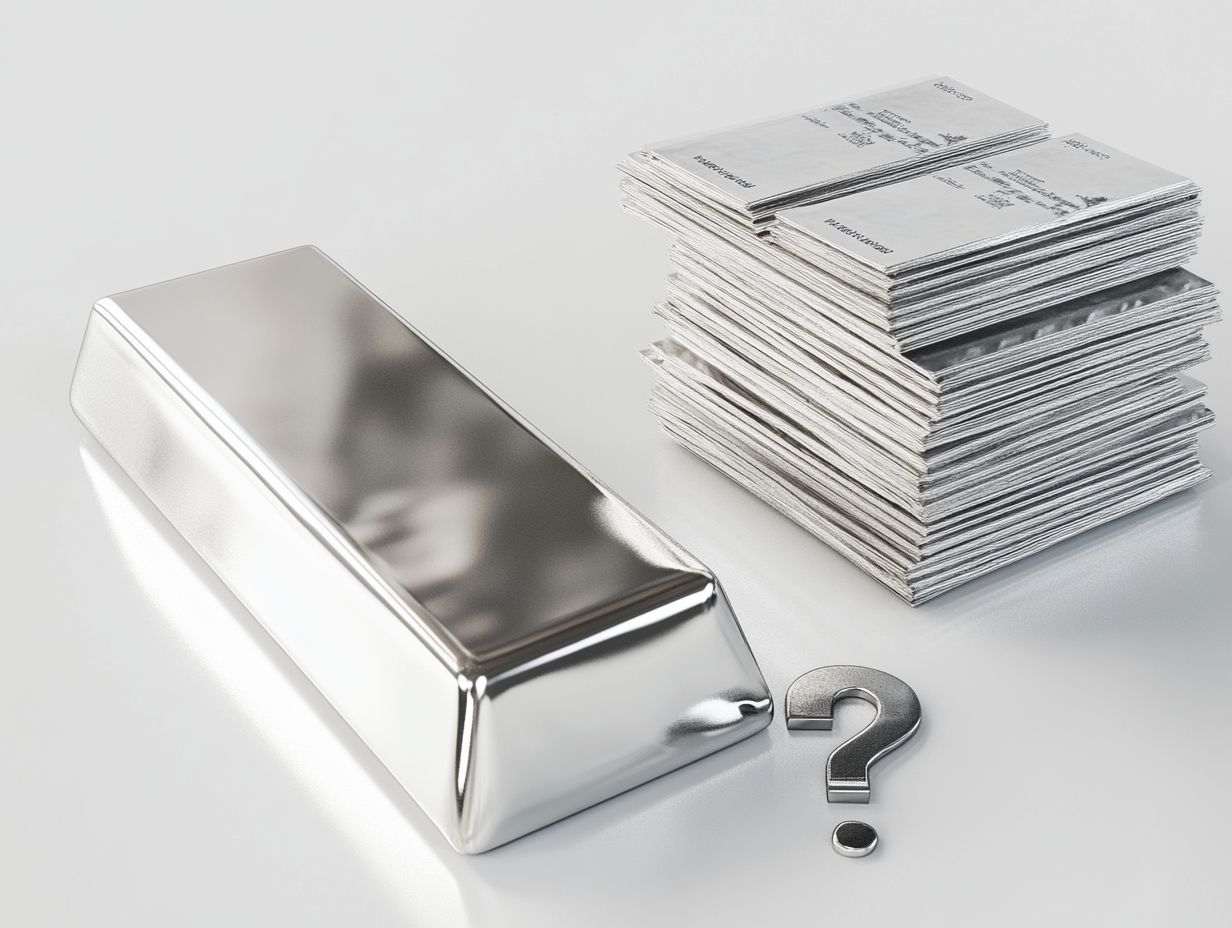 What is the difference between physical and paper silver?