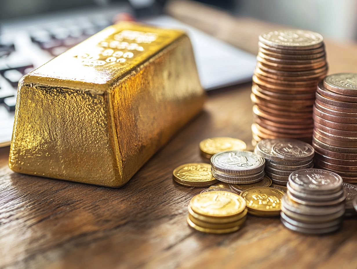 Image illustrating key takeaways about the tax implications of trading precious metals.