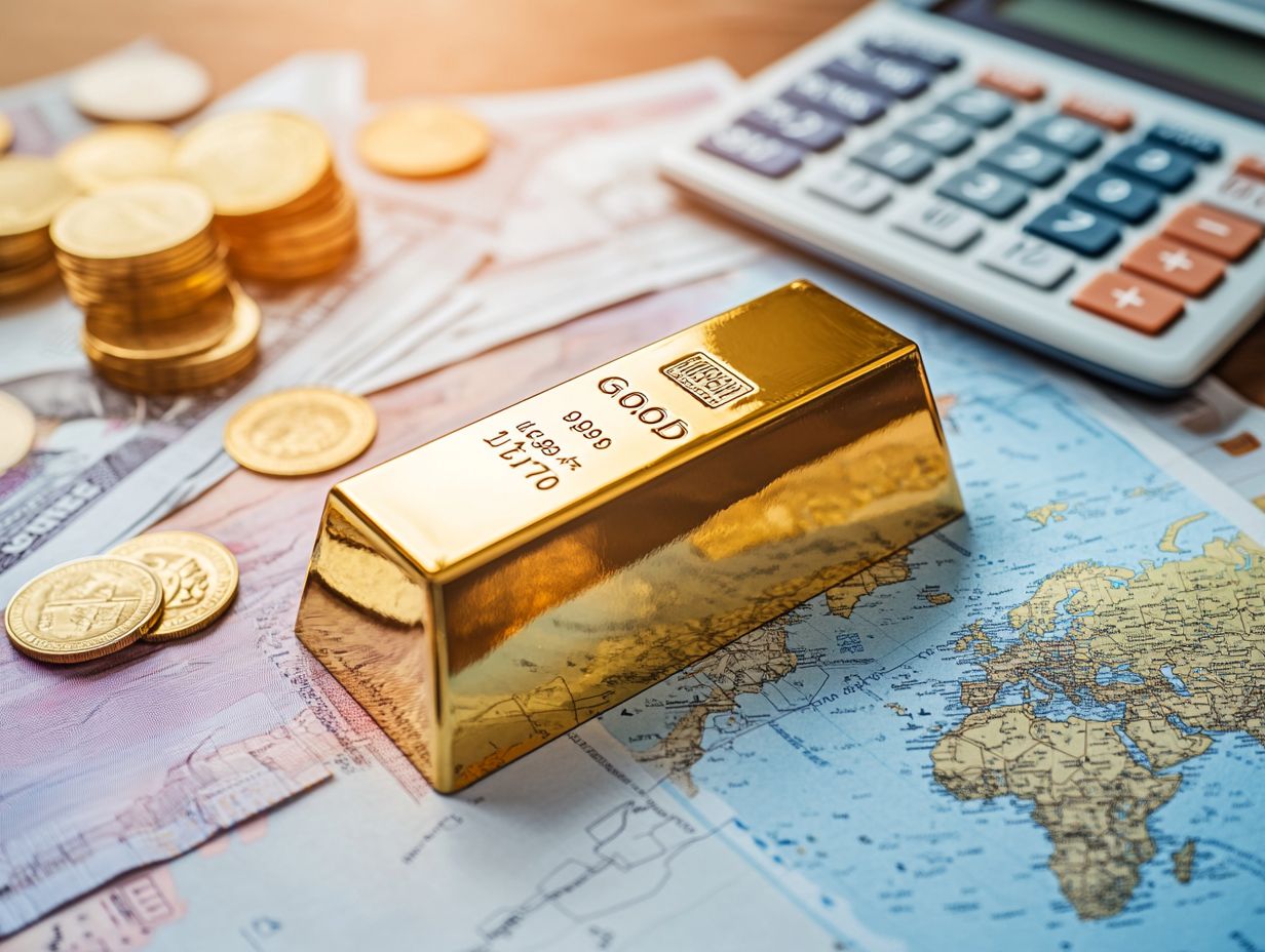 1. What is the current international tax rate on gold investments?