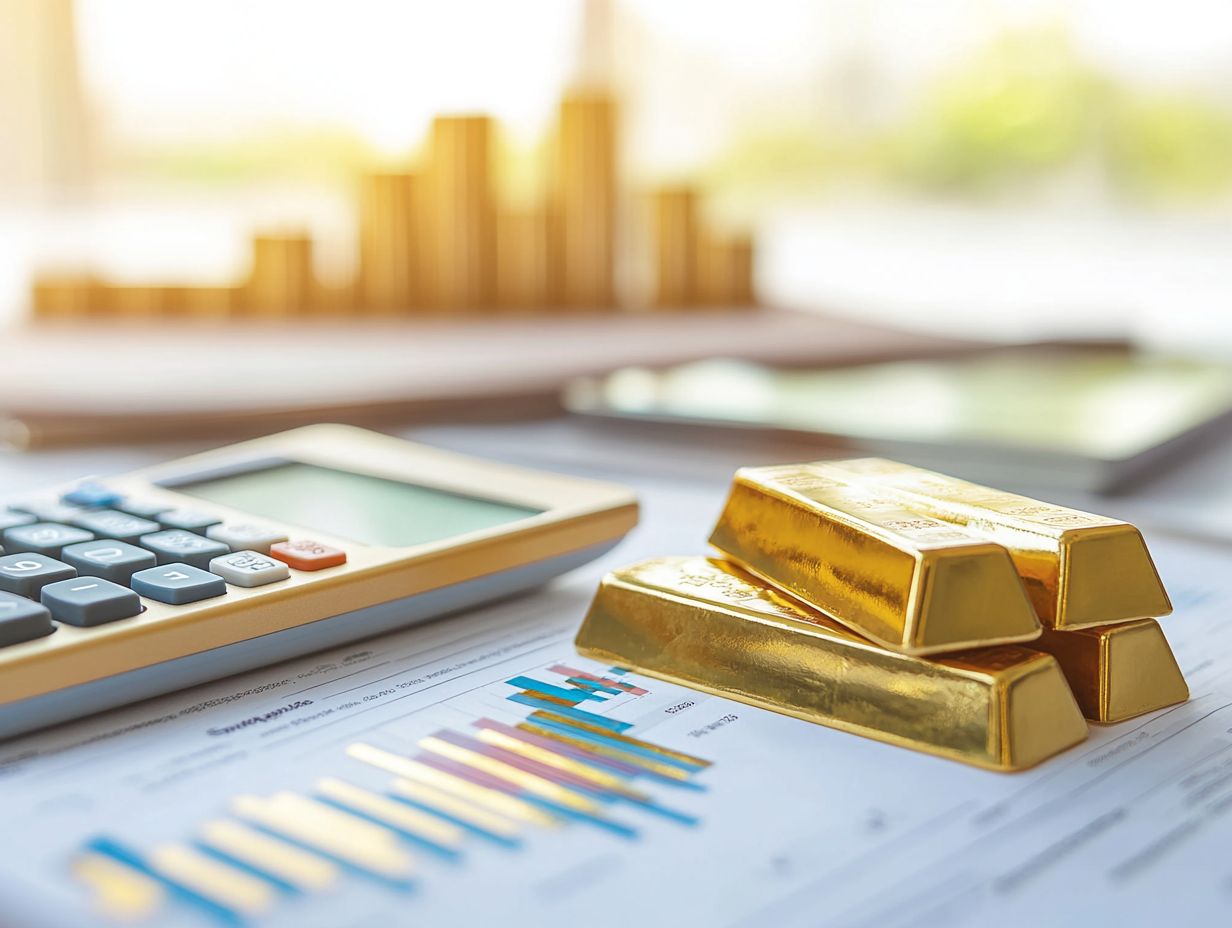 A visual representation of common errors in tax reporting for gold investors.