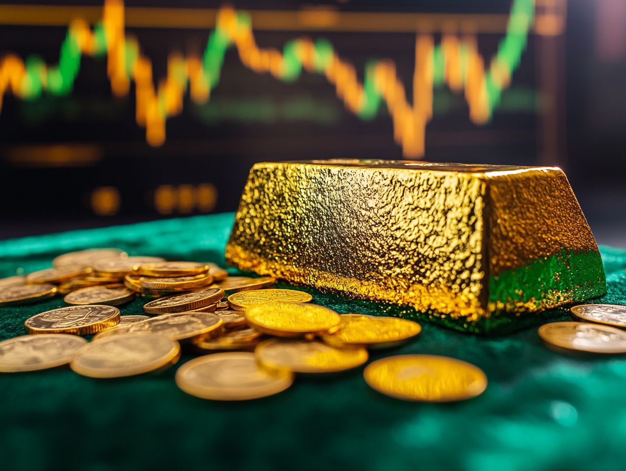 An infographic summarizing the psychology of gold investments