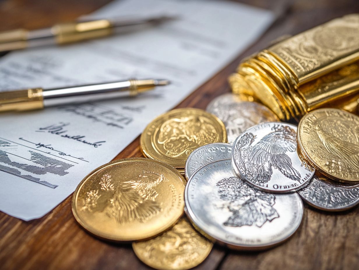 How are precious metals taxed in estate planning?