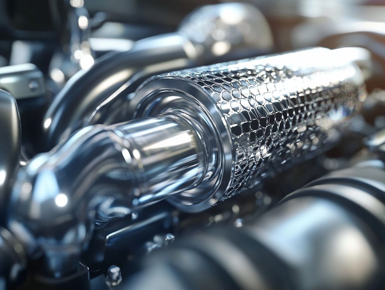 Why is platinum used in catalytic converters instead of other metals?