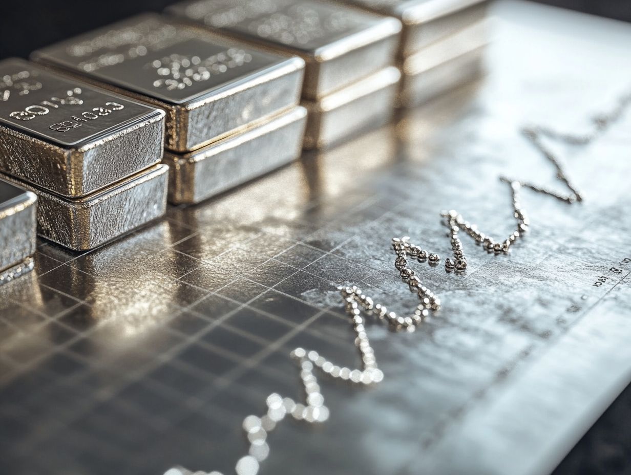 What factors influence the trends in the silver market?