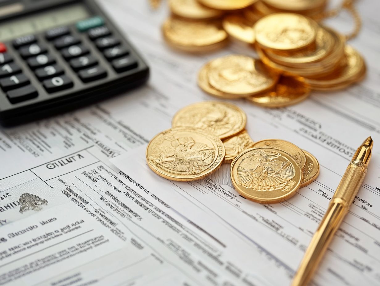 How are taxes affected by precious metals secured loans?