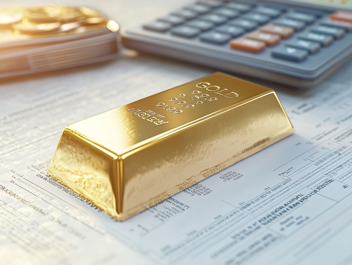 How is physical gold taxed compared to paper gold?