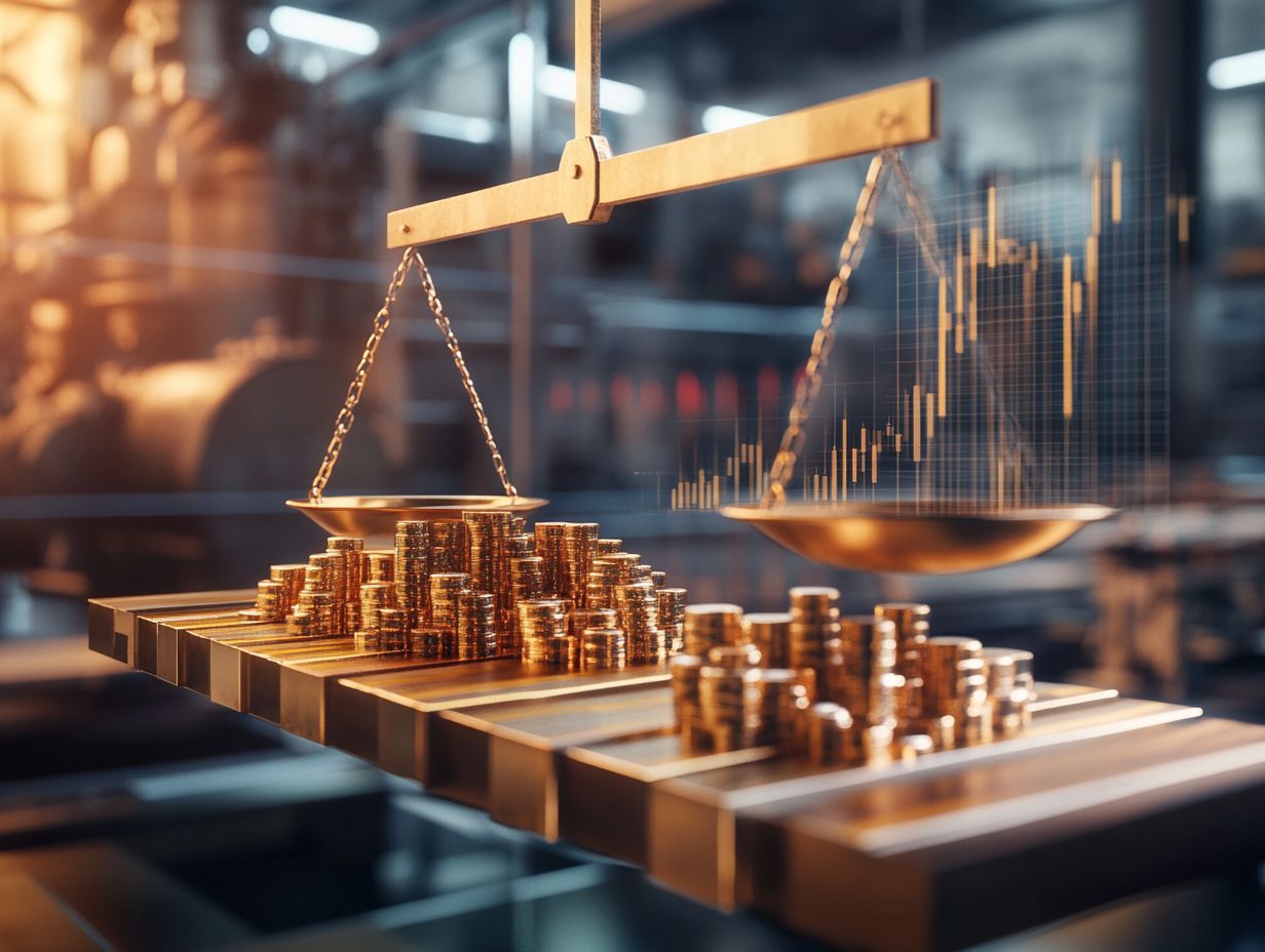 Visual representation of key takeaways about supply and demand on metal prices.